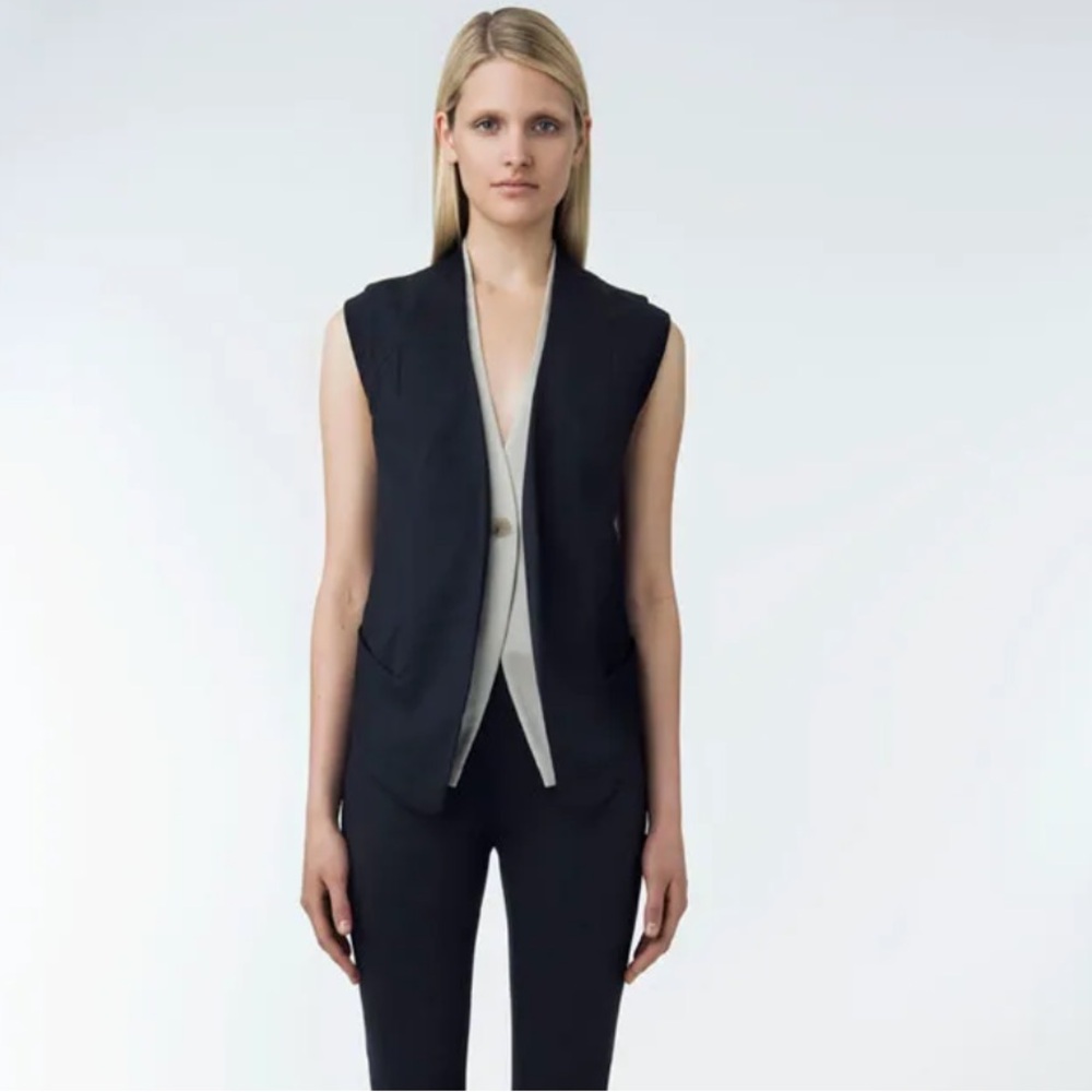 Helmut Lang Wool Blend Vest, Size S